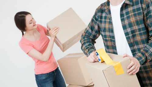 Careful loading of furniture for a small removal job